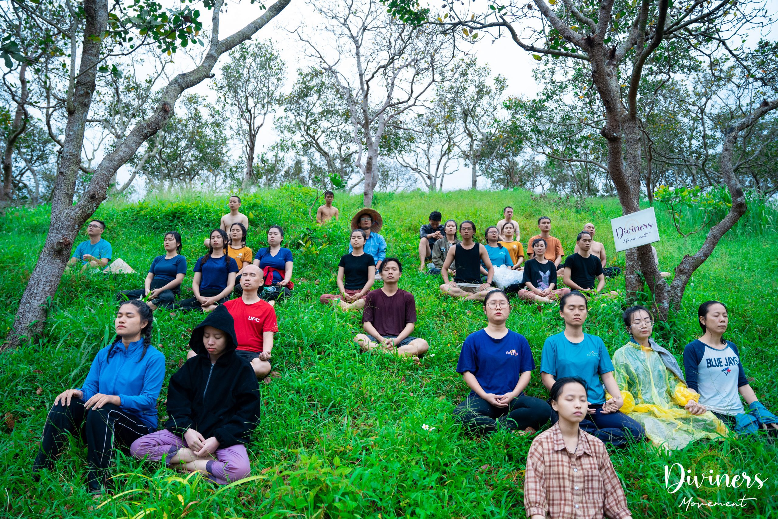 Thiền tĩnh lặng với thiên nhiên ( Hình ảnh: Diviners Việt Nam)