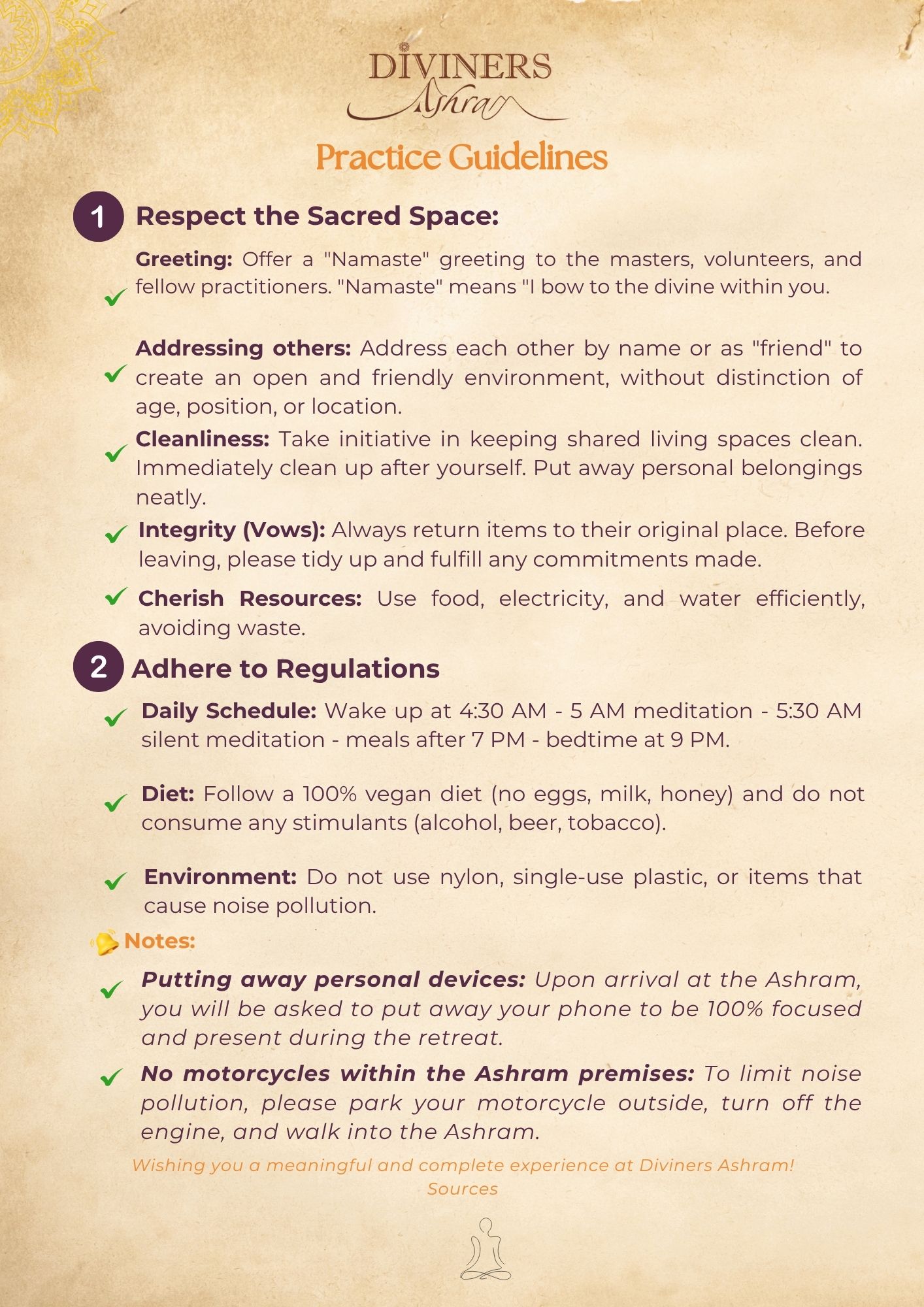 Diviners - Practice Guidelines